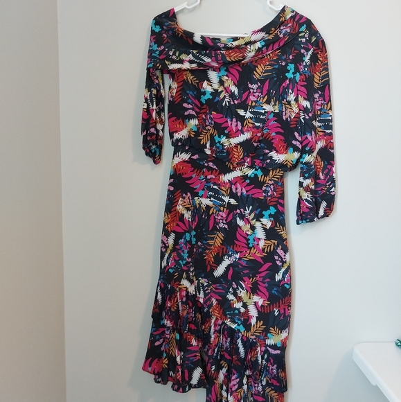 SALONI LEXI  SILK DRESS SIZE 2 - Picture 5 of 9